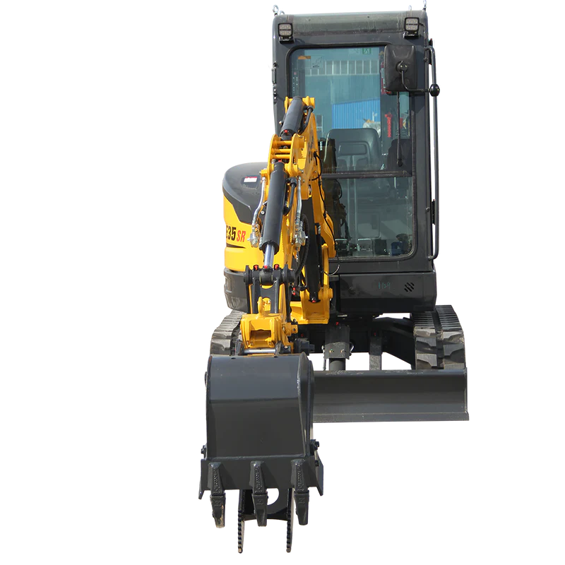 2.8 Ton, Yanmar Diesel Engine Mini Excavator w/ Hydraulic Thumb | CFG-STE35SR